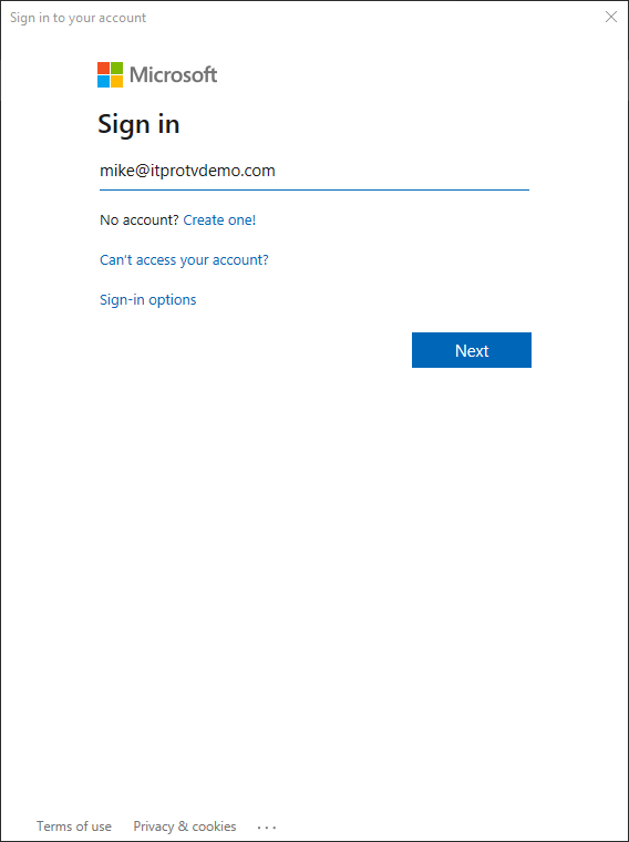 Authenticating to Azure AD